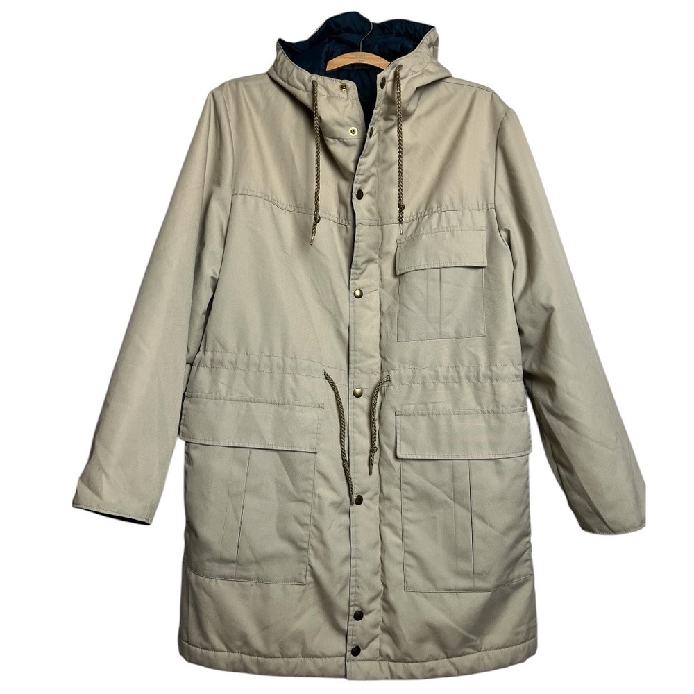 Vintage Sears Long Jacket Thinsulate Khaki Size Large